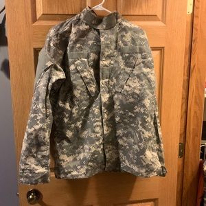 Military coat and pants. Bought from army surplus store.